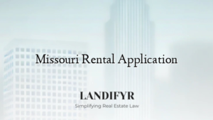 Missouri Rental Application