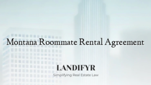 Montana Roommate Rental Agreement