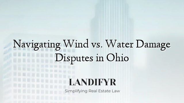 Navigating Wind vs. Water Damage Disputes in Ohio