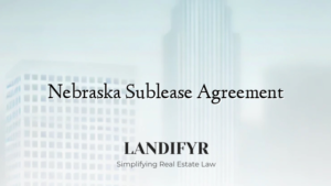 Nebraska Sublease Agreement