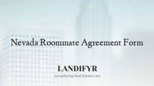 Nevada Roommate Agreement Form