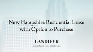 New Hampshire Residential Lease with Option to Purchase