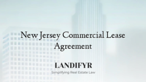 New Jersey Commercial Lease Agreement
