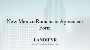 New Mexico Roommate Agreement Form