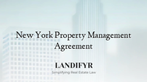 New York Property Management Agreement