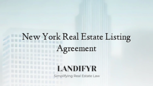 New York Real Estate Listing Agreement