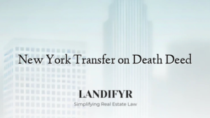 New York Transfer on Death Deed