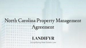 North Carolina Property Management Agreement
