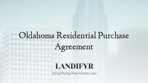 Oklahoma Residential Purchase Agreement