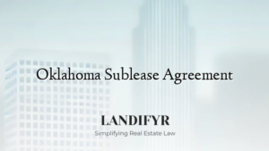 Oklahoma Sublease Agreement