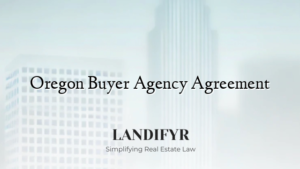 Oregon Buyer Agency Agreement