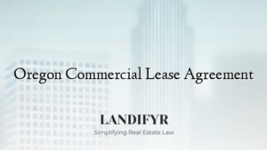 Oregon Commercial Lease Agreement