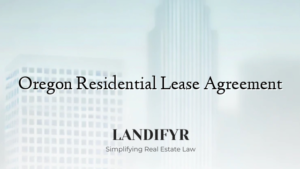Oregon Residential Lease Agreement