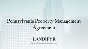 Pennsylvania Property Management Agreement