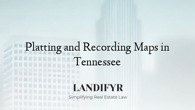 Platting and Recording Maps in Tennessee
