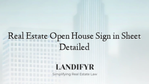 Real Estate Open House Sign in Sheet Detailed