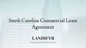 South Carolina Commercial Lease Agreement