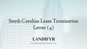 South Carolina Lease Termination Letter (4)