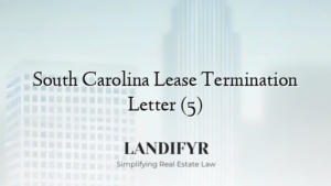South Carolina Lease Termination Letter (5)