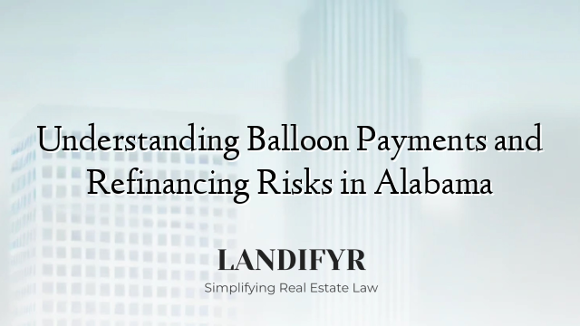 Understanding Balloon Payments and Refinancing Risks in Alabama