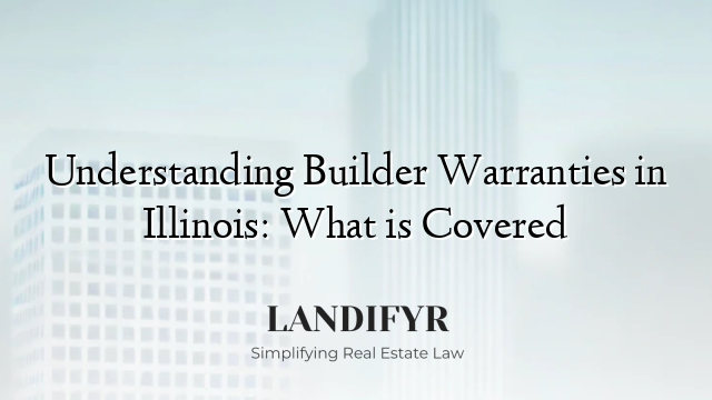 Understanding Builder Warranties in Illinois: What is Covered