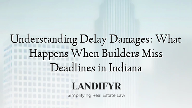 Understanding Delay Damages: What Happens When Builders Miss Deadlines in Indiana
