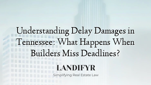 Understanding Delay Damages in Tennessee: What Happens When Builders Miss Deadlines?