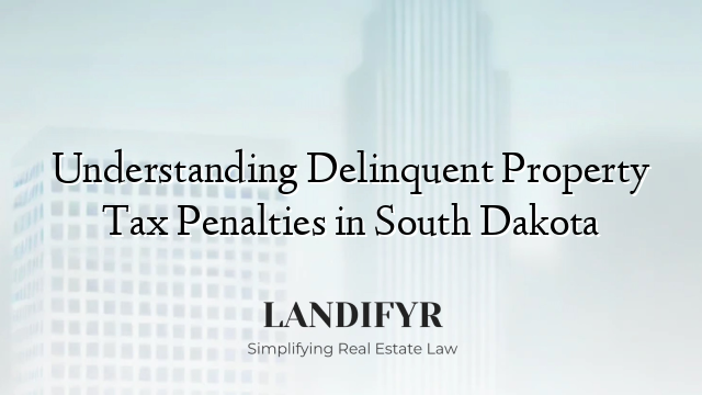 Understanding Delinquent Property Tax Penalties in South Dakota