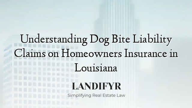 Understanding Dog Bite Liability Claims on Homeowners Insurance in Louisiana