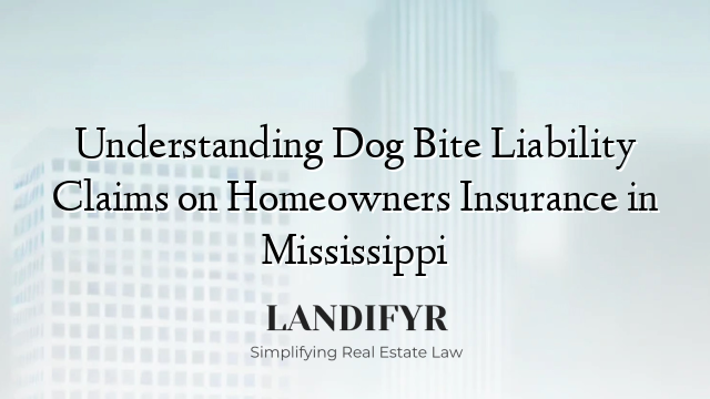 Understanding Dog Bite Liability Claims on Homeowners Insurance in Mississippi