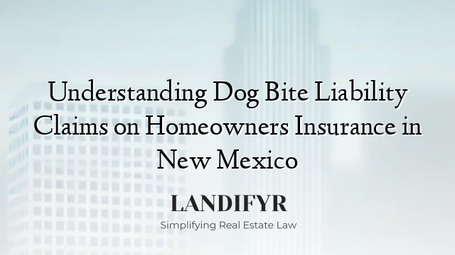 Understanding Dog Bite Liability Claims on Homeowners Insurance in New Mexico