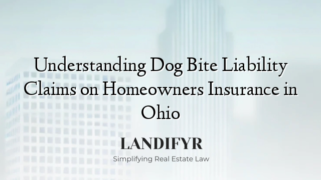 Understanding Dog Bite Liability Claims on Homeowners Insurance in Ohio