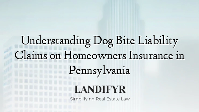 Understanding Dog Bite Liability Claims on Homeowners Insurance in Pennsylvania