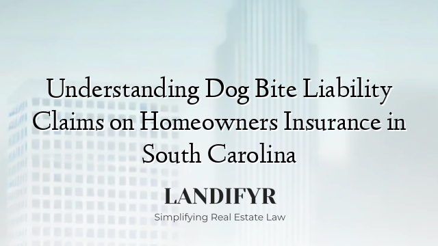 Understanding Dog Bite Liability Claims on Homeowners Insurance in South Carolina