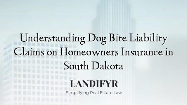 Understanding Dog Bite Liability Claims on Homeowners Insurance in South Dakota