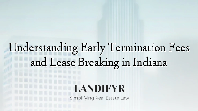 Understanding Early Termination Fees and Lease Breaking in Indiana
