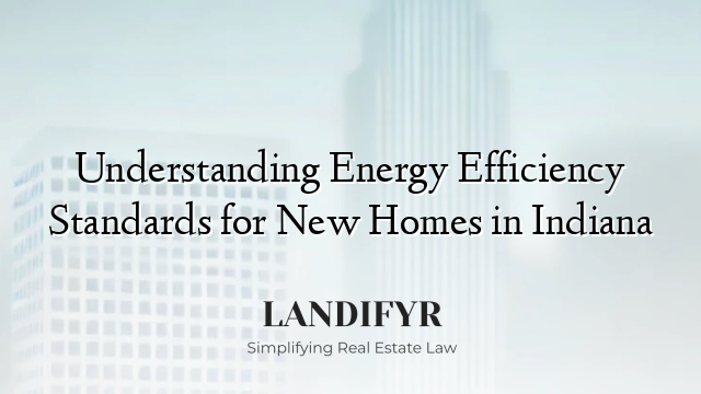 Understanding Energy Efficiency Standards for New Homes in Indiana