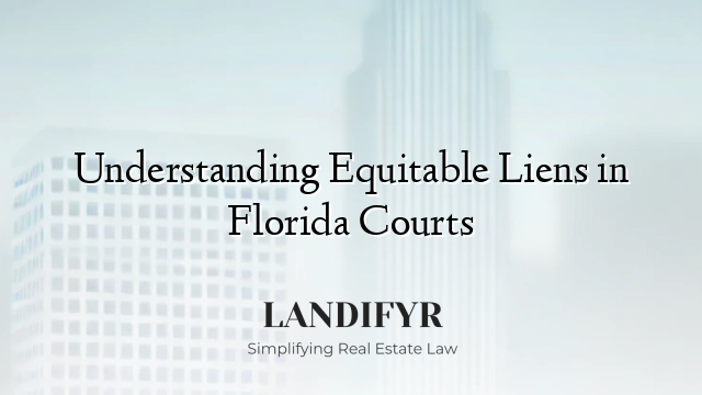 Understanding Equitable Liens in Florida Courts