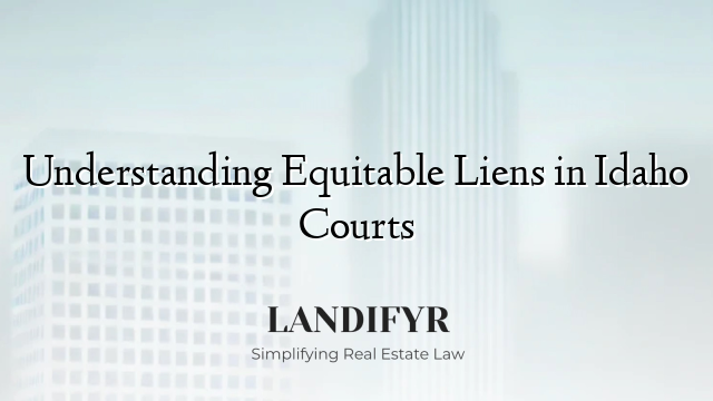 Understanding Equitable Liens in Idaho Courts