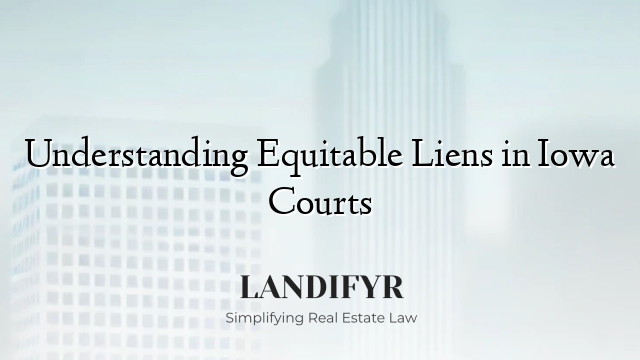 Understanding Equitable Liens in Iowa Courts