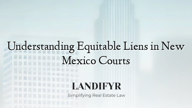 Understanding Equitable Liens in New Mexico Courts