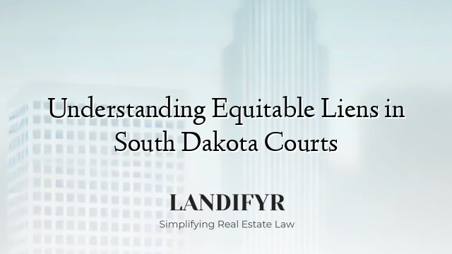 Understanding Equitable Liens in South Dakota Courts