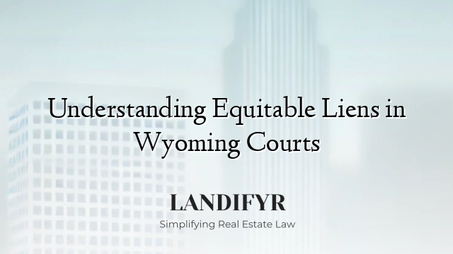 Understanding Equitable Liens in Wyoming Courts