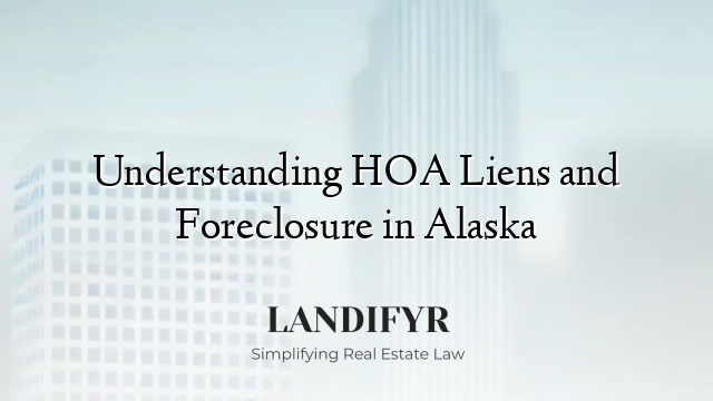 Understanding HOA Liens and Foreclosure in Alaska