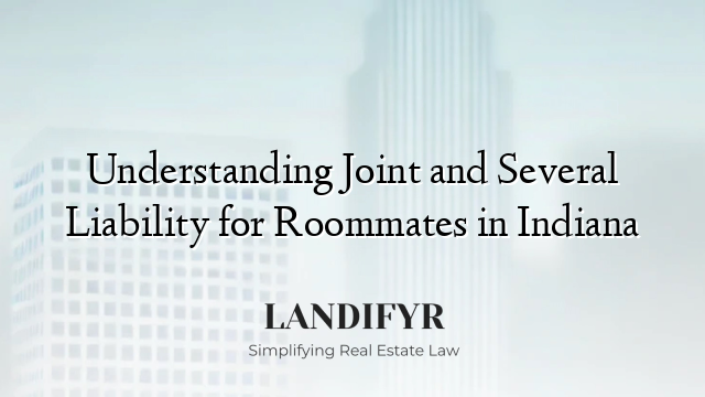 Understanding Joint and Several Liability for Roommates in Indiana