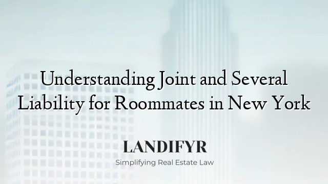 Understanding Joint and Several Liability for Roommates in New York