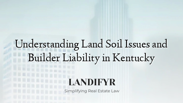 Understanding Land Soil Issues and Builder Liability in Kentucky