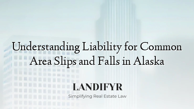Understanding Liability for Common Area Slips and Falls in Alaska