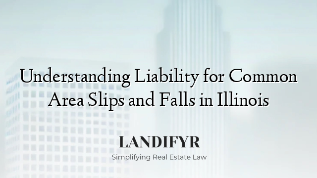 Understanding Liability for Common Area Slips and Falls in Illinois