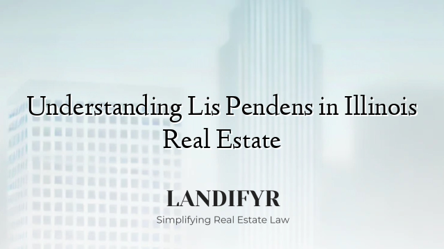 Understanding Lis Pendens in Illinois Real Estate